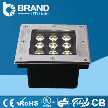 Exterior IP67 impermeable LED inground luz cuadrado en la luz LED de tierra